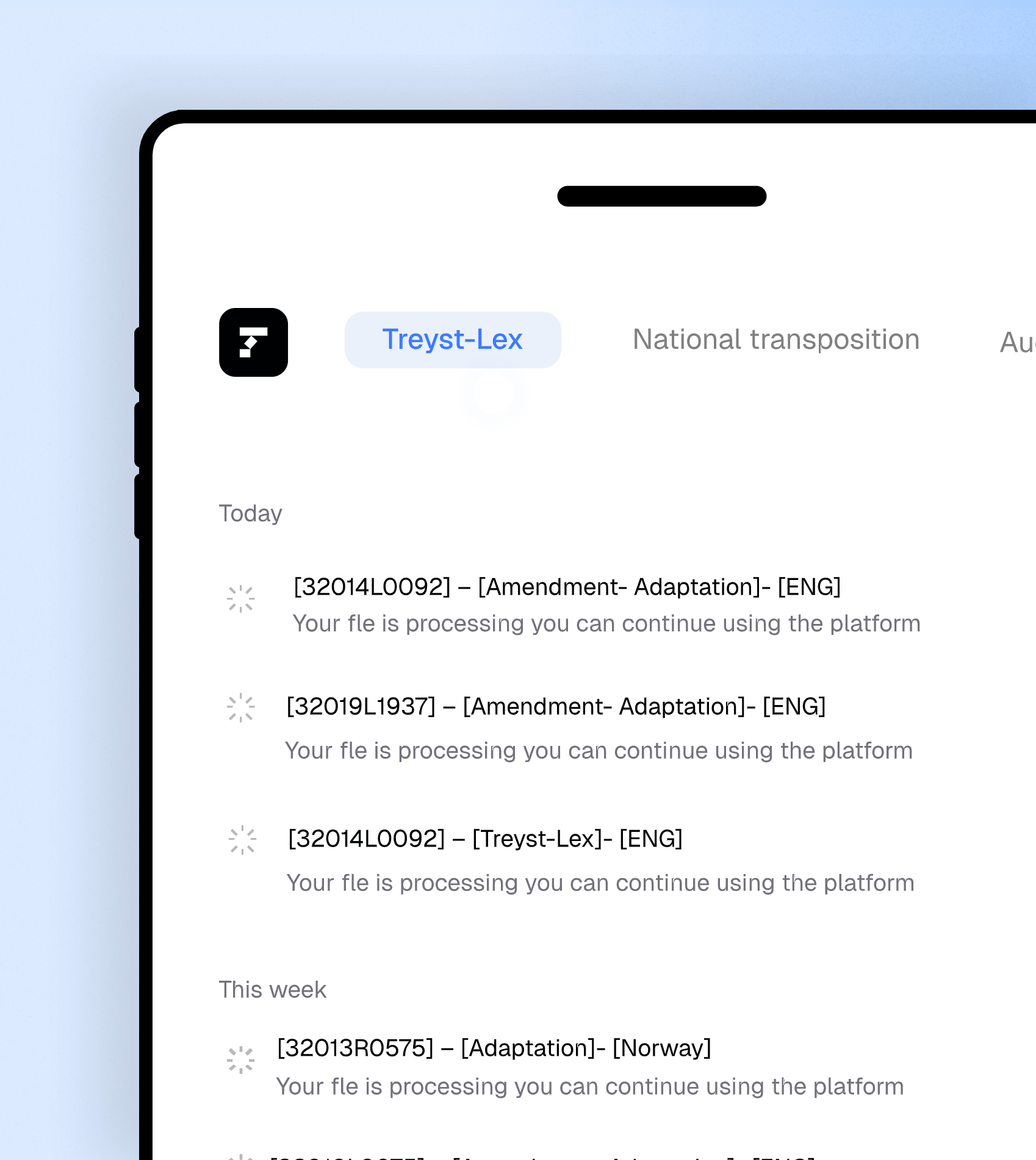 Treyst end-to-end compliance
